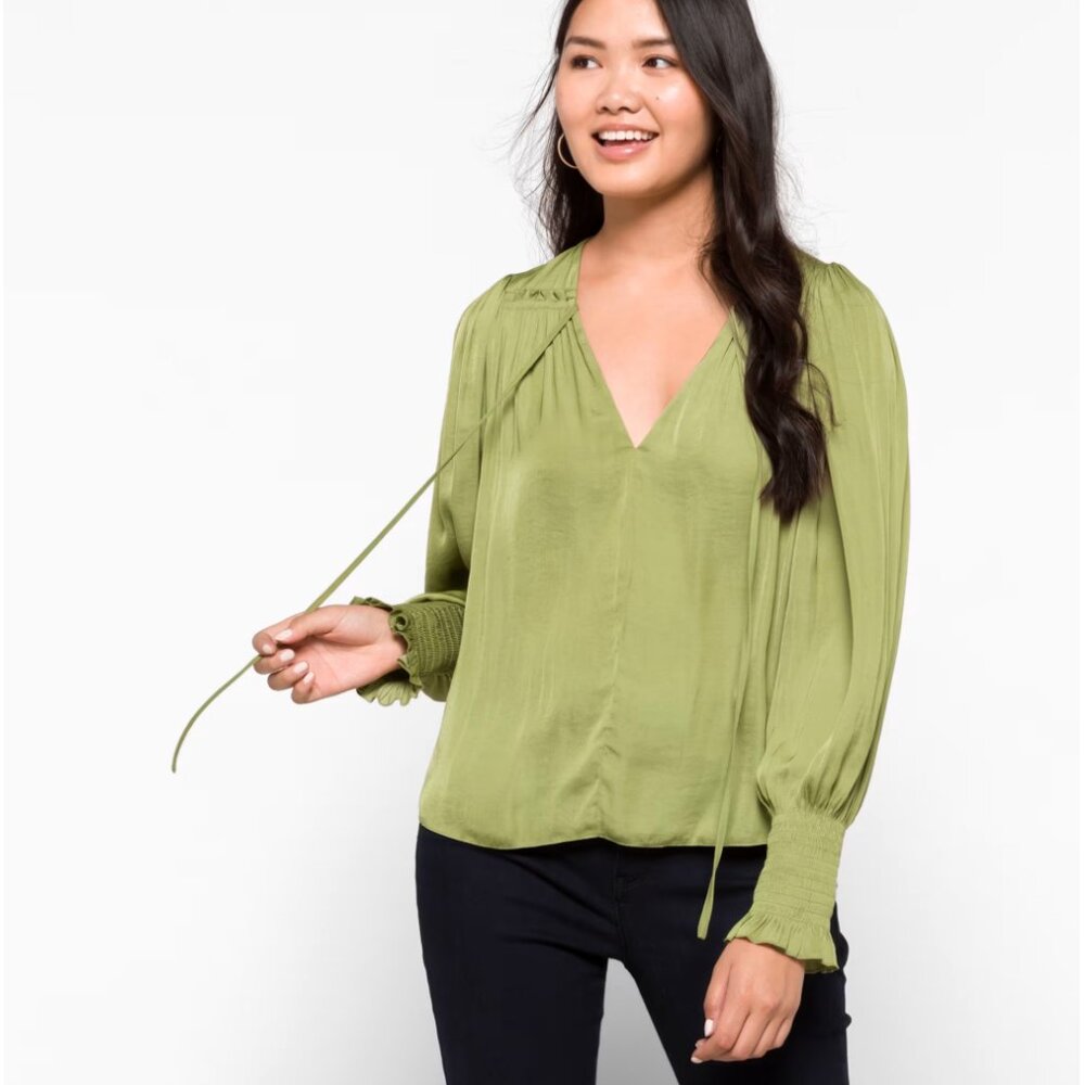 Rebecca Taylor Tie Front Blouse